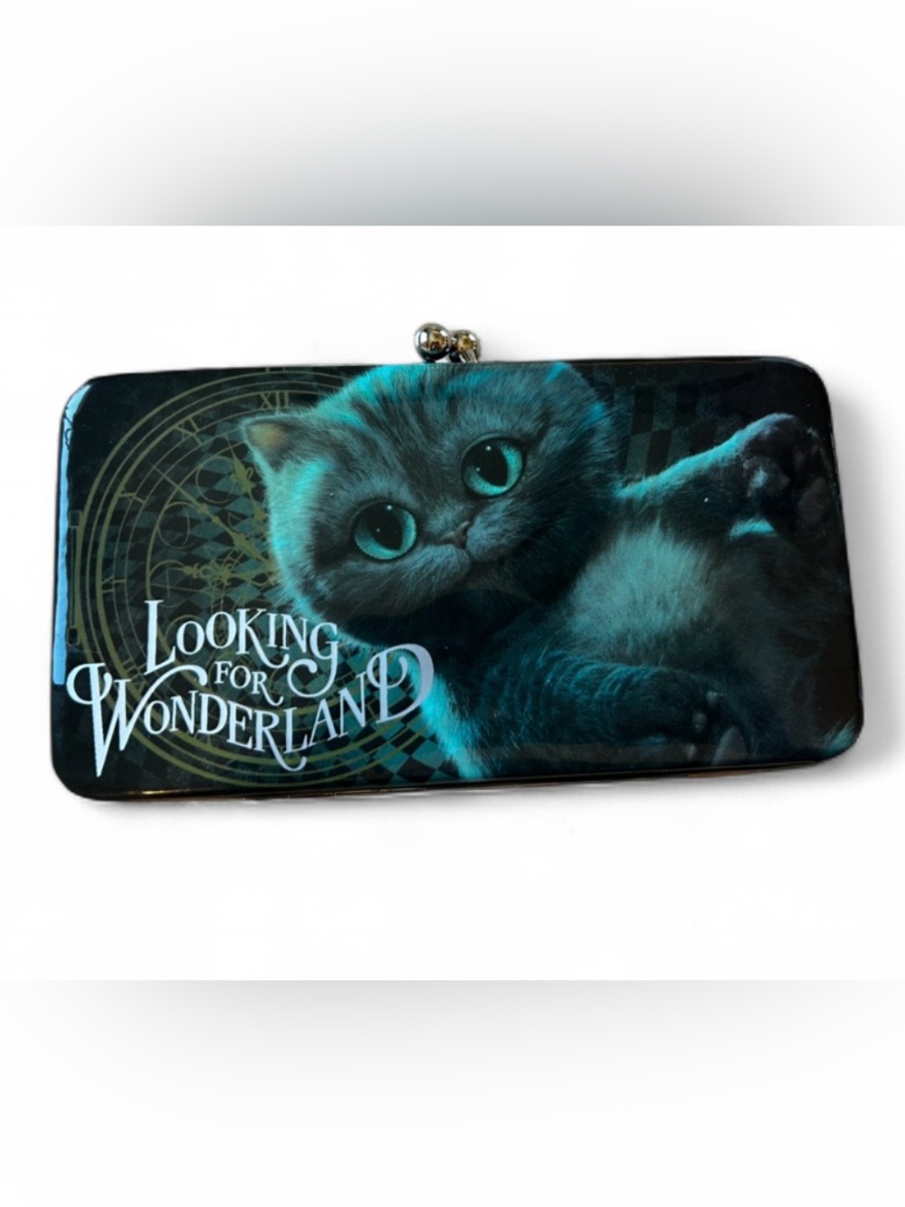 Disney Loungefly Cheshire Cat Alice Looking For Wonderland Wallet Clutch